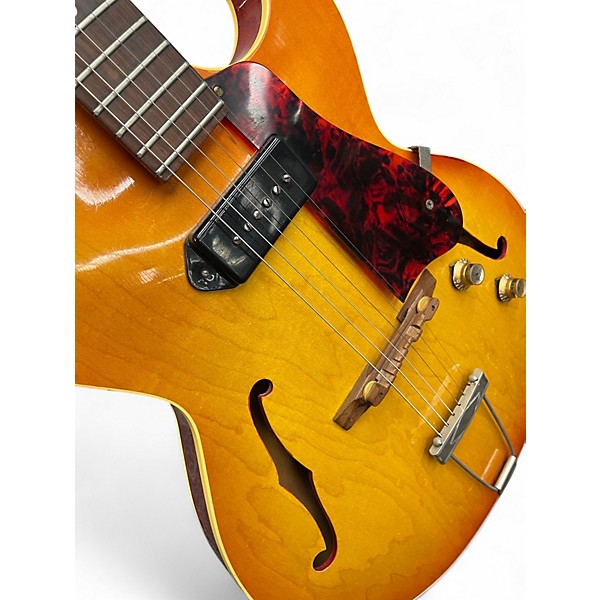 Vintage 1960s Gibson ES-125 TC Cherry Sunburst Hollow Body Electric Guitar