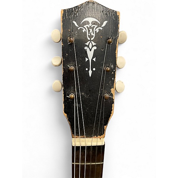 Vintage 1960s Alden (harmony) H45 Black Solid Body Electric Guitar