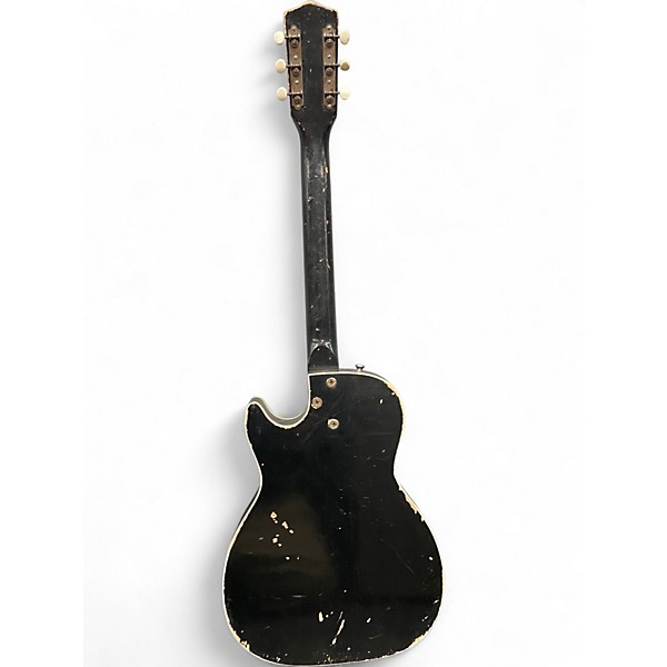 Vintage 1960s Alden (harmony) H45 Black Solid Body Electric Guitar