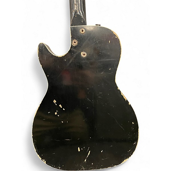 Vintage 1960s Alden (harmony) H45 Black Solid Body Electric Guitar