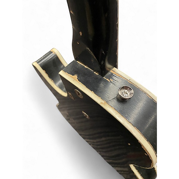 Vintage 1960s Alden (harmony) H45 Black Solid Body Electric Guitar