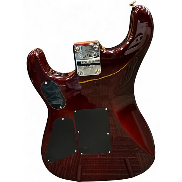 Used EVH 5150 Series Deluxe 2 Color Sunburst Quilt Top Solid Body Electric Guitar