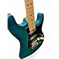 Used Fender elite strat qmt teal Solid Body Electric Guitar thumbnail