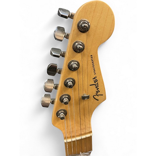 Used Fender elite strat qmt teal Solid Body Electric Guitar