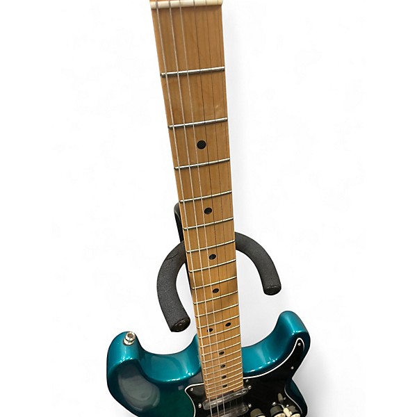 Used Fender elite strat qmt teal Solid Body Electric Guitar