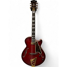 Used D'Angelico excell ss soho Chrome Red Hollow Body Electric Guitar