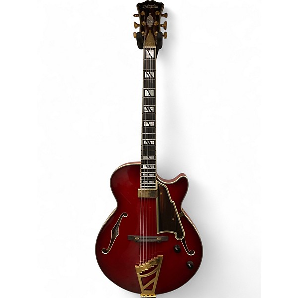 MM6ーLSEC 神龍 Used D'Angelico excell ss soho Chrome Red Hollow Body