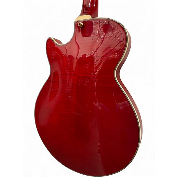 Used D'Angelico excell ss soho Chrome Red Hollow Body Electric Guitar