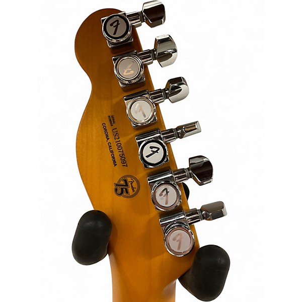 Used 2020s Fender American Ultra Telecaster Arctic White Solid Body Electric Guitar