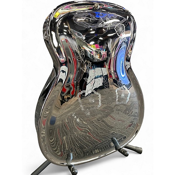 Vintage 1970s Dobro Model 36 Resonator Chrome Acoustic Guitar