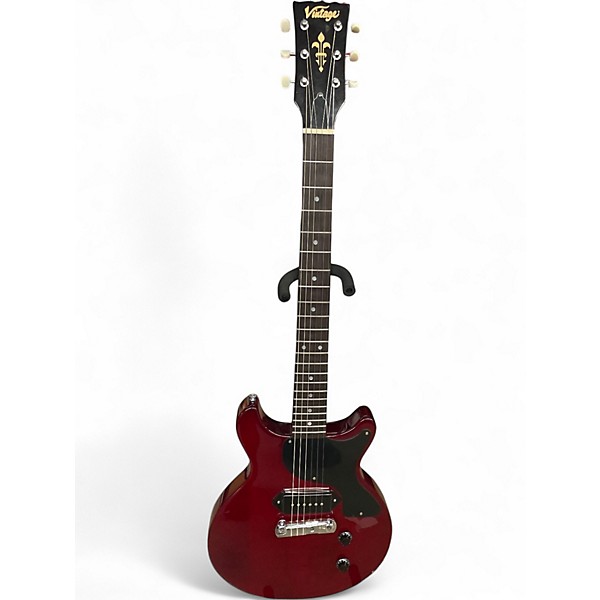 Used Vintage V130 Heritage Cherry Solid Body Electric Guitar