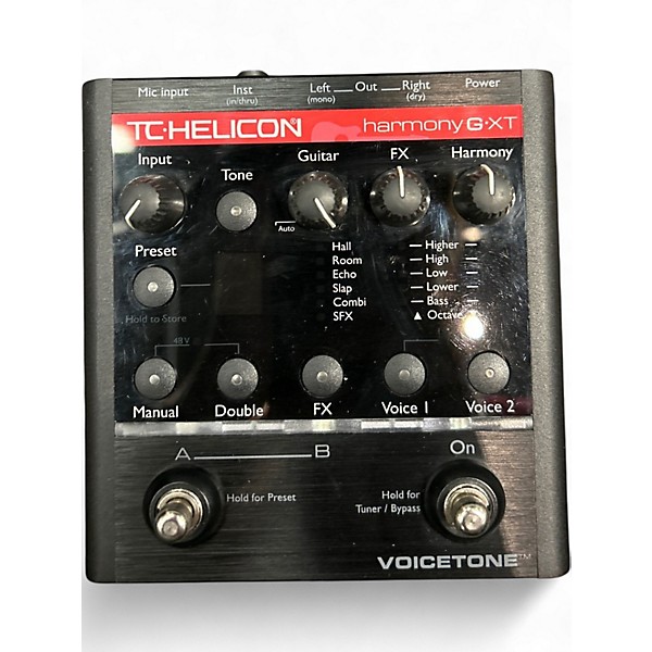 Used TC Helicon Harmony GTX Vocal Processor