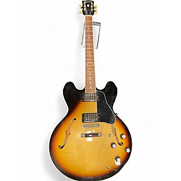 Used Gibson ES335 Vintage Sunburst Hollow Body Electric Guitar