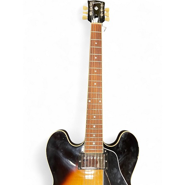 Used Gibson ES335 Vintage Sunburst Hollow Body Electric Guitar
