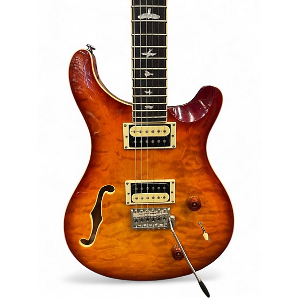 Used PRS SE Custom 22 Semi-Hollowbody Sunburst Hollow Body