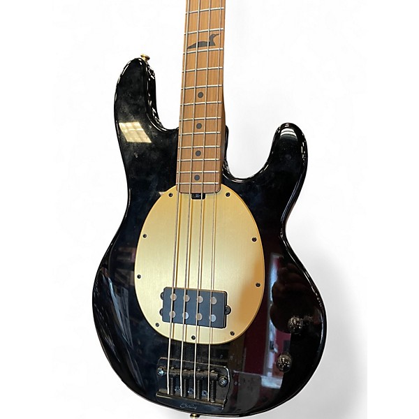 Used Sterling by Music Man pete wentz stingray back/gold Electric Bass Guitar