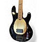 Used Sterling by Music Man pete wentz stingray back/gold Electric Bass Guitar thumbnail