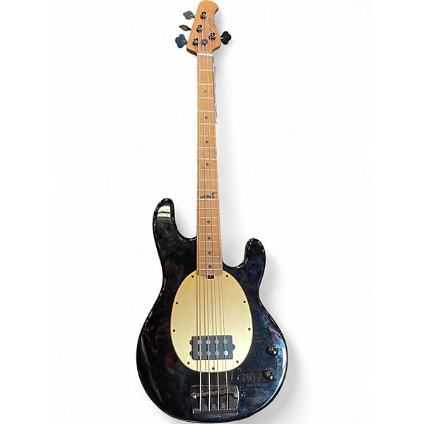 Used Sterling by Music Man pete wentz stingray back/gold Electric Bass Guitar