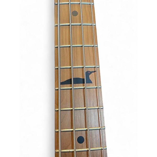 Used Sterling by Music Man pete wentz stingray back/gold Electric Bass Guitar