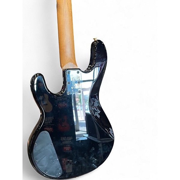 Used Sterling by Music Man pete wentz stingray back/gold Electric Bass Guitar