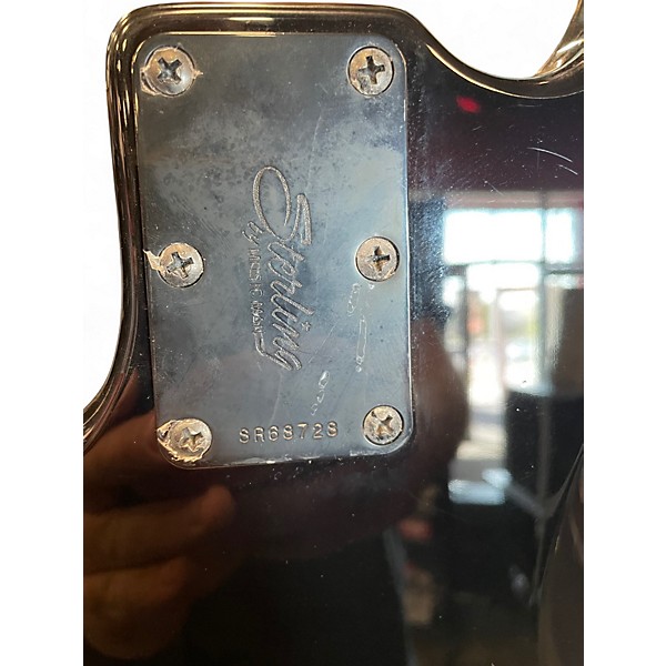 Used Sterling by Music Man pete wentz stingray back/gold Electric Bass Guitar