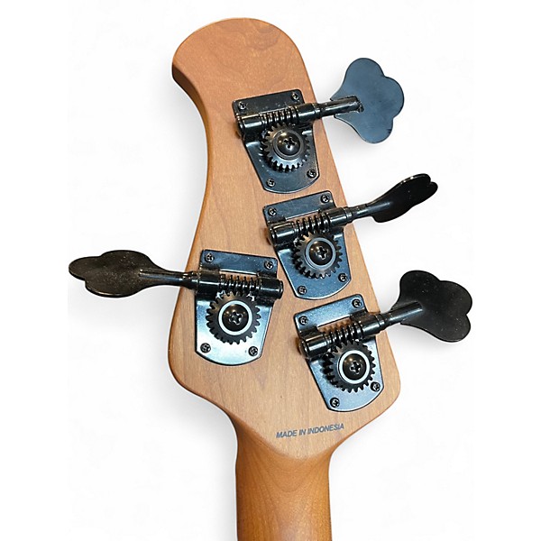 Used Sterling by Music Man pete wentz stingray back/gold Electric Bass Guitar