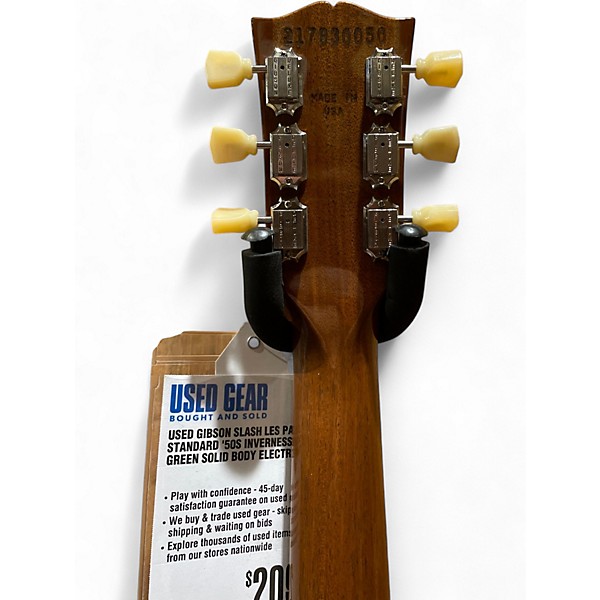 Used Gibson Slash Les Paul Standard '50s Inverness Green Solid Body Electric Guitar