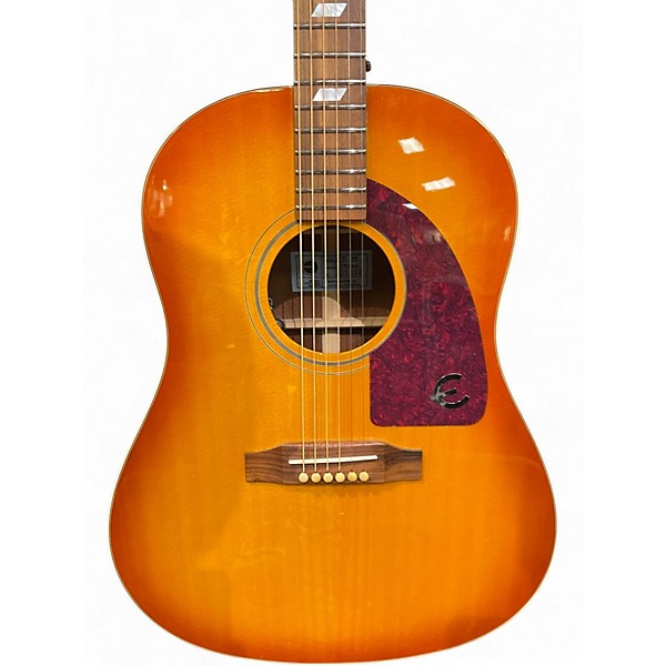 Used Epiphone TEXAN PETER FRAMPTON 2 Color Sunburst Acoustic Electric Guitar