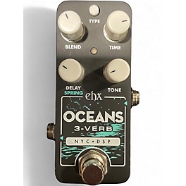 Used Electro-Harmonix Oceans 3  Reverb Effect Pedal