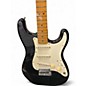 Used 1980s Fender Standard Stratocaster Black Solid Body Electric Guitar