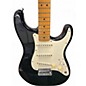 Used 1980s Fender Standard Stratocaster Black Solid Body Electric Guitar