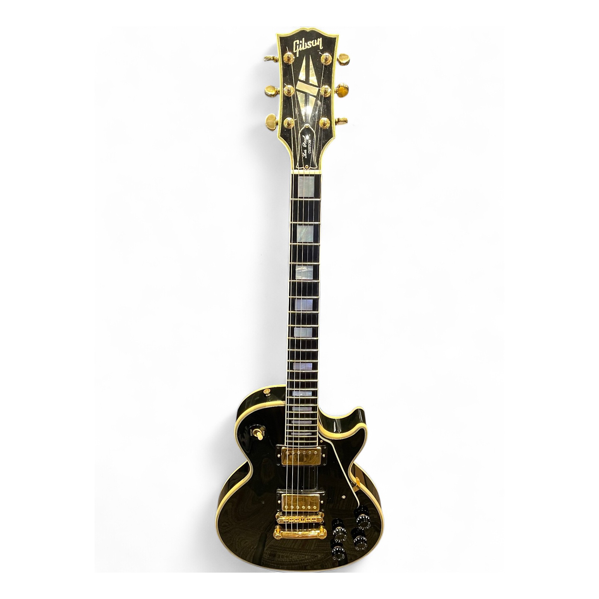 Gibson Les Paul Custom 1995 Black Guitar For Sale Jimi's Music