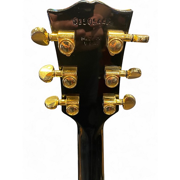 Vintage 1995 Gibson Les Paul Custom Black Solid Body Electric Guitar