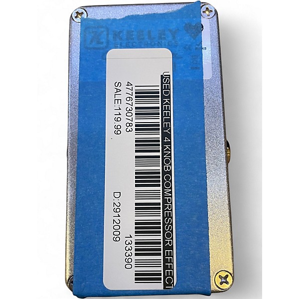 Used Keeley 4 Knob Compressor Effect Pedal