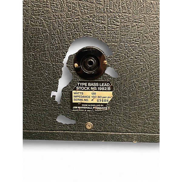 Vintage 1977 Marshall 1960B 4x12 Cab Guitar Cabinet