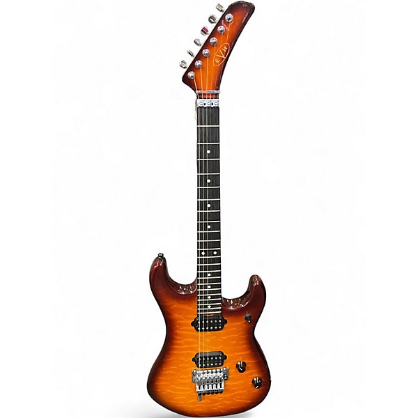 Used EVH 5150 QM 2 Tone Sunburst Solid Body Electric Guitar