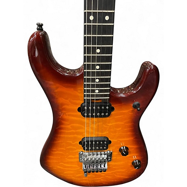 Used EVH 5150 QM 2 Tone Sunburst Solid Body Electric Guitar