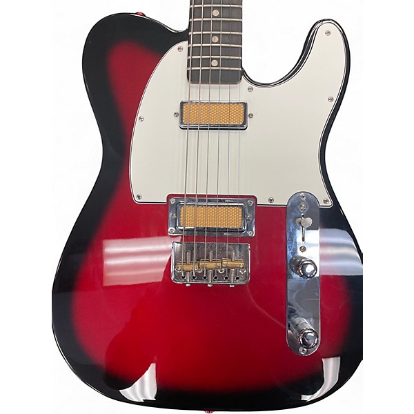 Used Fender GOLD FOIL Telecaster Candy Red Burst Solid Body Electric Guitar