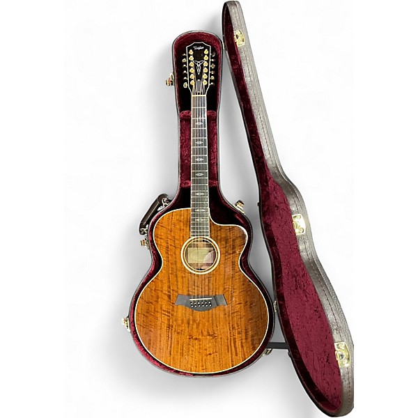 Used Taylor W65CE Walnut 12 String Acoustic Electric Guitar