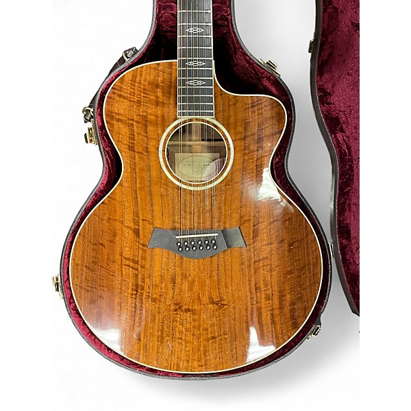 Used Taylor W65CE Walnut 12 String Acoustic Electric Guitar