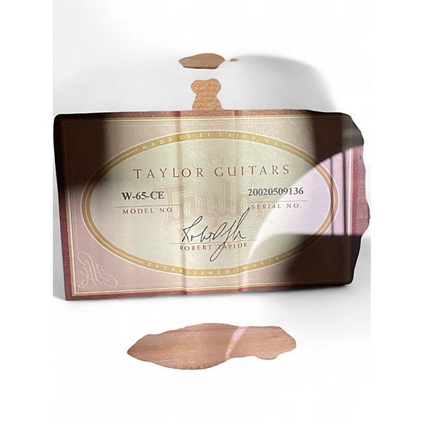 Used Taylor W65CE Walnut 12 String Acoustic Electric Guitar