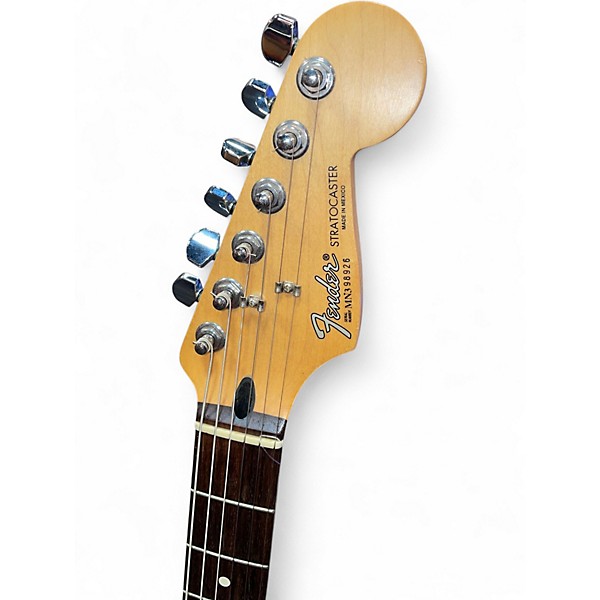 Used Fender STRATOCASTER BLACK Solid Body Electric Guitar