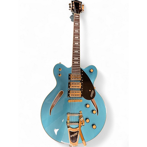 Used Gretsch Guitars Streamliner Cat-Eye Limited Edition Riviera Blue Hollow Body Electric Guitar