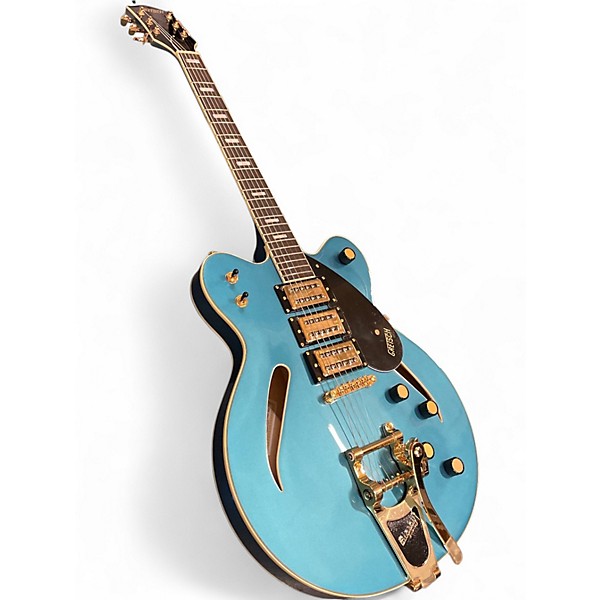 Used Gretsch Guitars Streamliner Cat-Eye Limited Edition Riviera Blue Hollow Body Electric Guitar