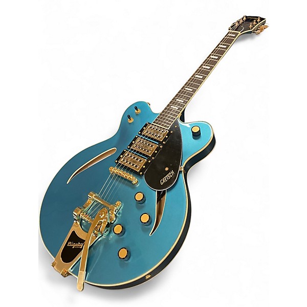 Used Gretsch Guitars Streamliner Cat-Eye Limited Edition Riviera Blue Hollow Body Electric Guitar