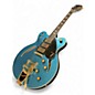 Used Gretsch Guitars Streamliner Cat-Eye Limited Edition Riviera Blue Hollow Body Electric Guitar