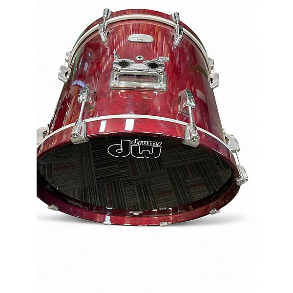 Used Pearl 5 Piece Session Studio  Burgundy Drum Kit