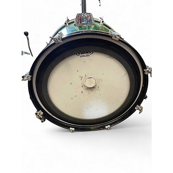 Used Mapex 4 Piece Mars Series Green Drum Kit
