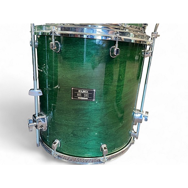 Used Mapex 4 Piece Mars Series Green Drum Kit