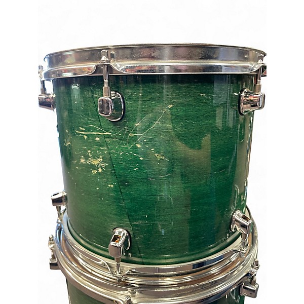 Used Mapex 4 Piece Mars Series Green Drum Kit